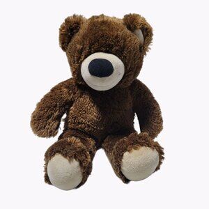 Build a Bear Teddy 14 inch Plush Brown White Mouth Feet Stuffed Animal Toy BAB